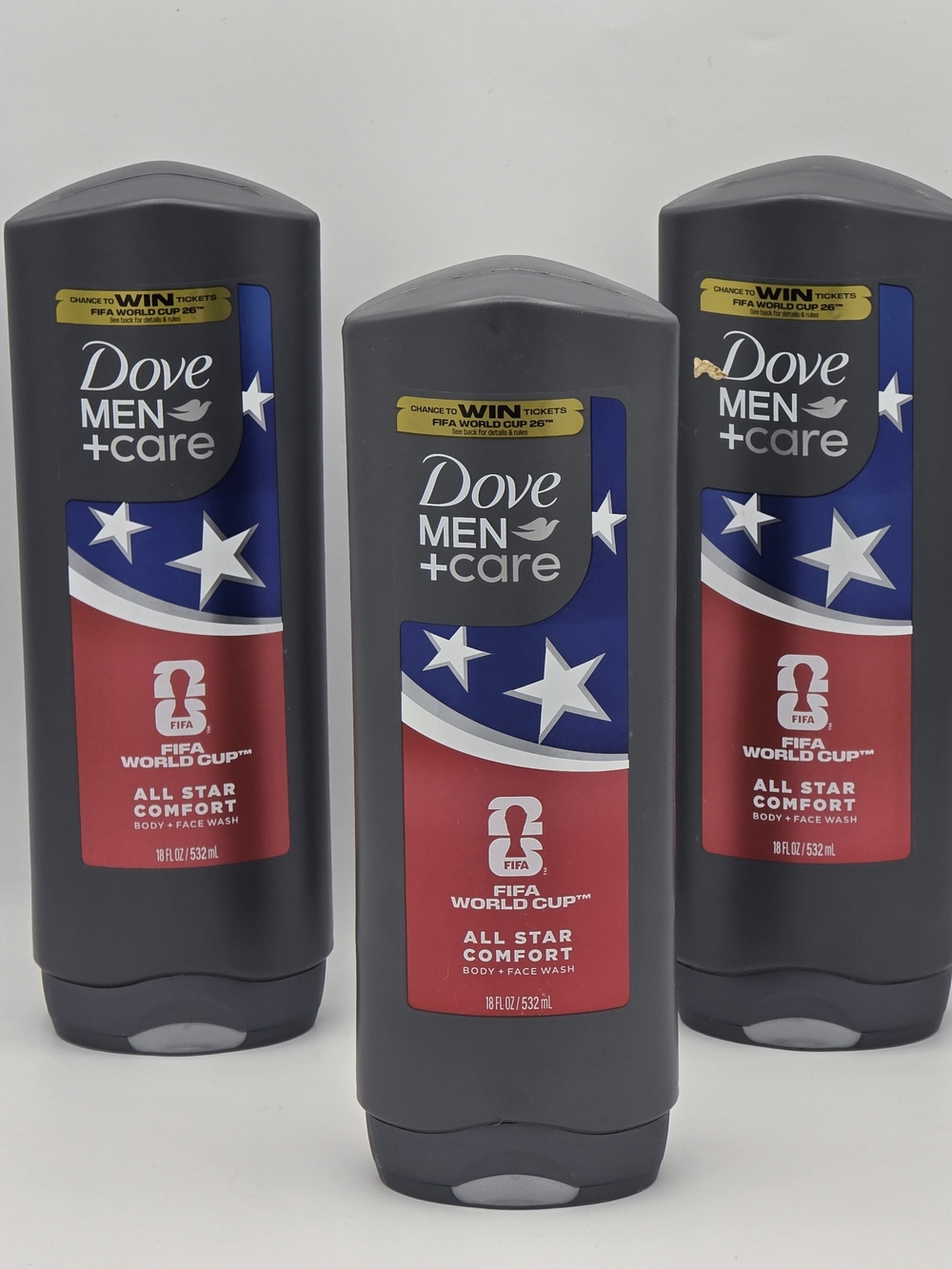 Dove Men+Care All Star Comfort Body + Face Wash — Bundle